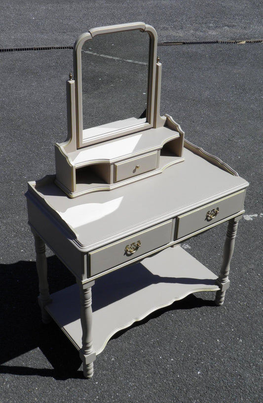 Vintage Dressing Table With Swing Mirror