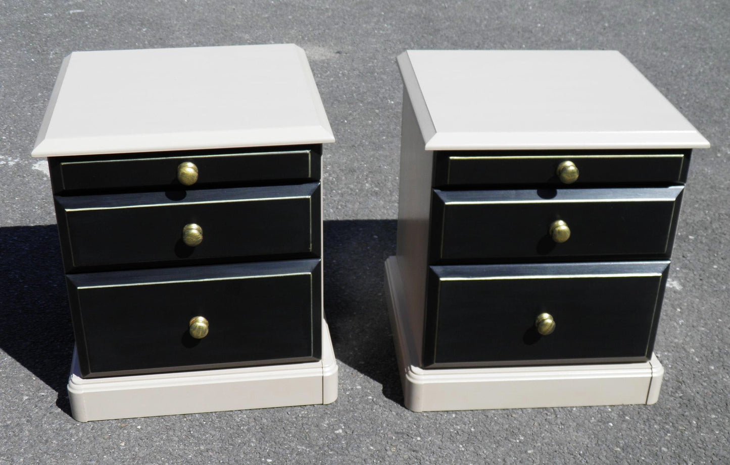 A Pair Of Vintage Bedside Chests