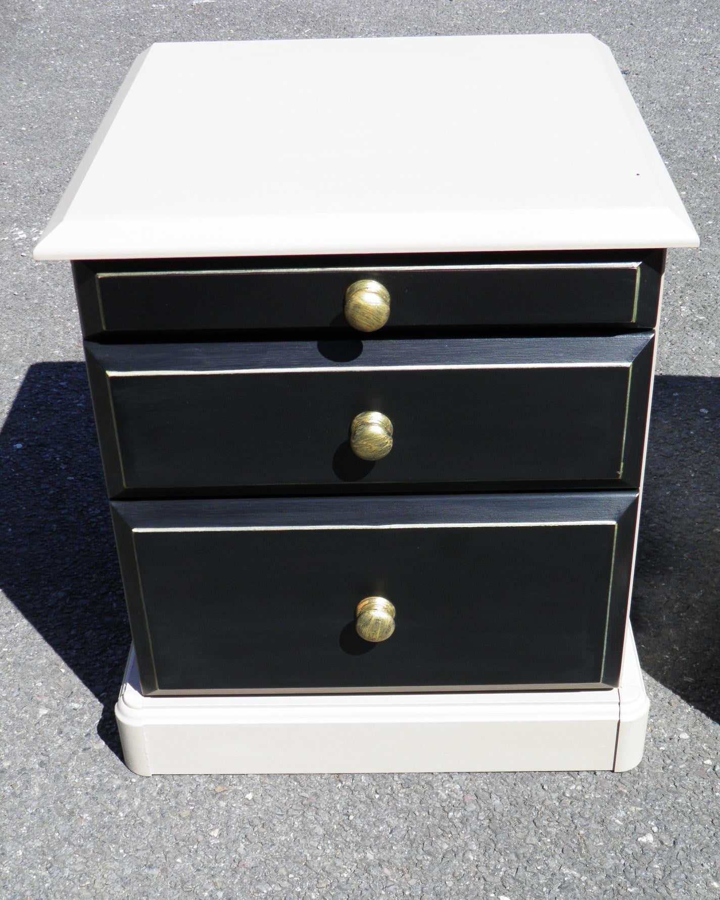 A Pair Of Vintage Bedside Chests