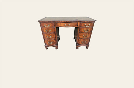 010.....Handsome Mahogany Reprodux Desk - SOLD