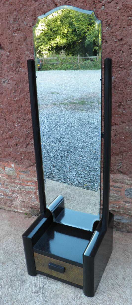 Art Deco Cheval Mirror / Free Standing Mirror