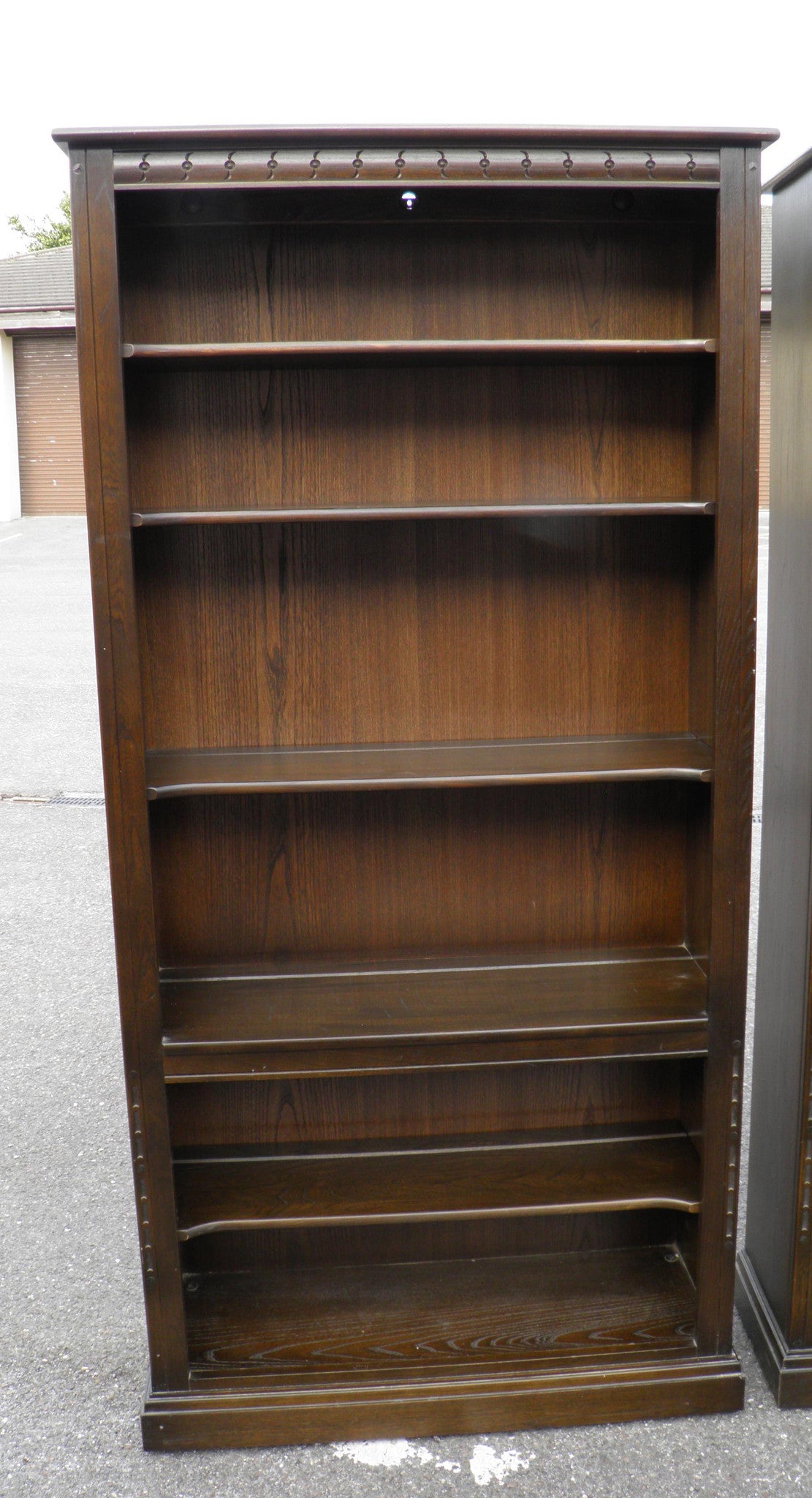 Pair Of Genuine Ercol Tall Bookcases