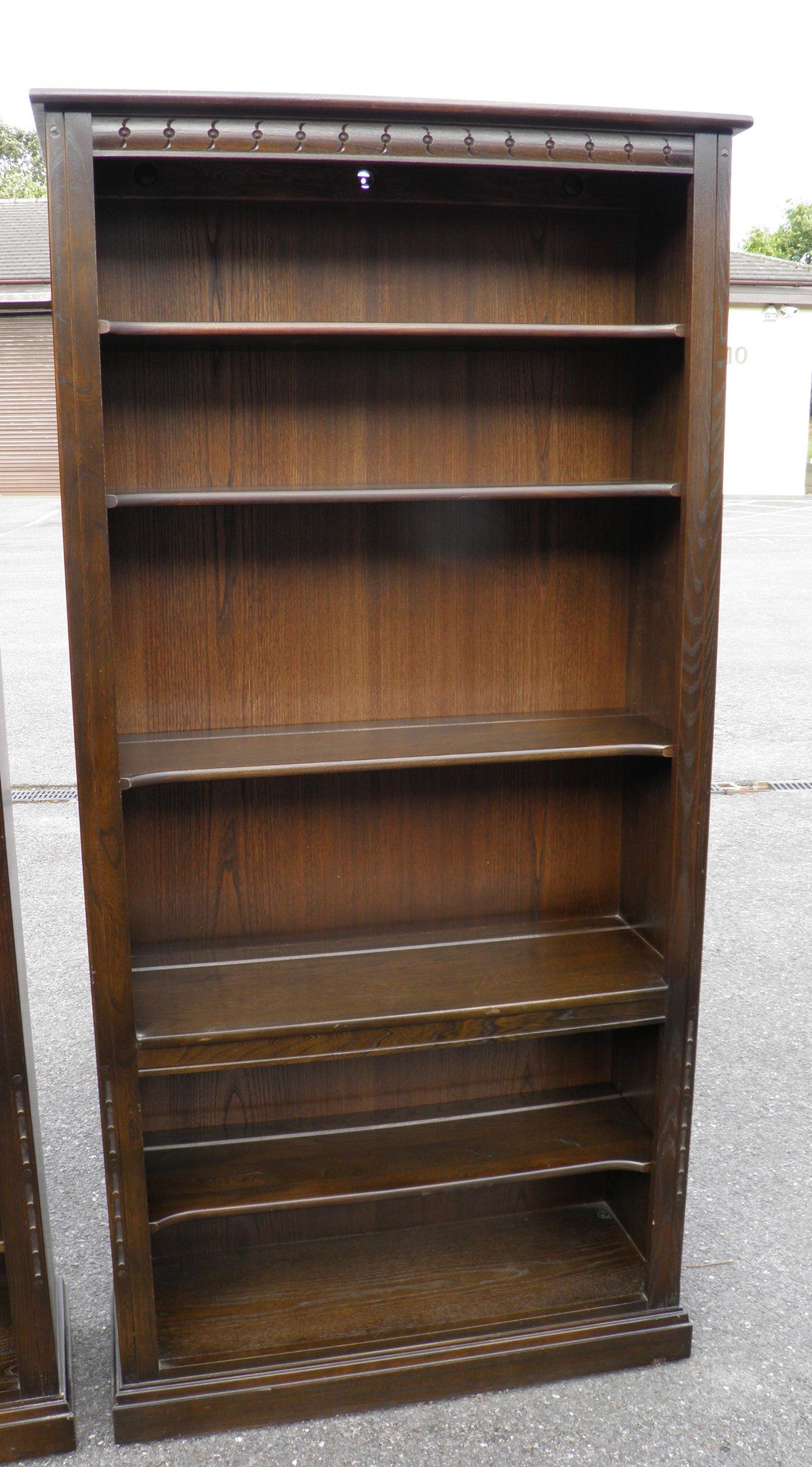 Pair Of Genuine Ercol Tall Bookcases