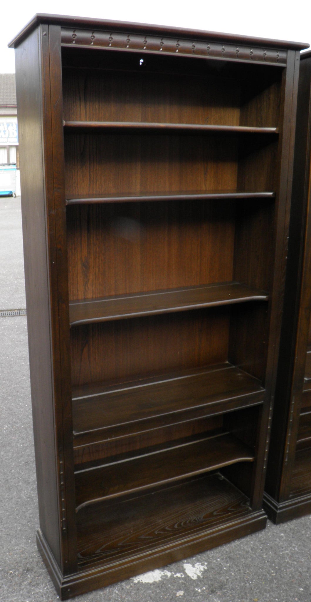 Pair Of Genuine Ercol Tall Bookcases