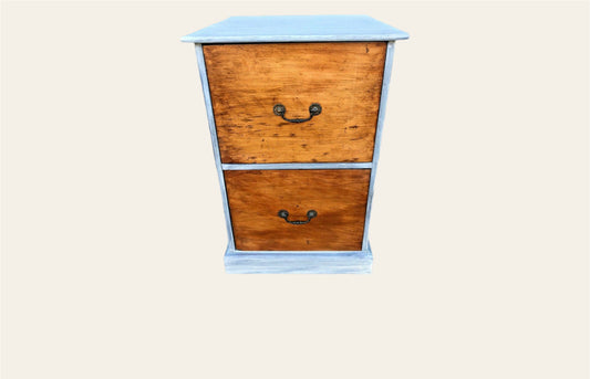 000991.....Handsome Vintage Two Drawer Chest ( sold )