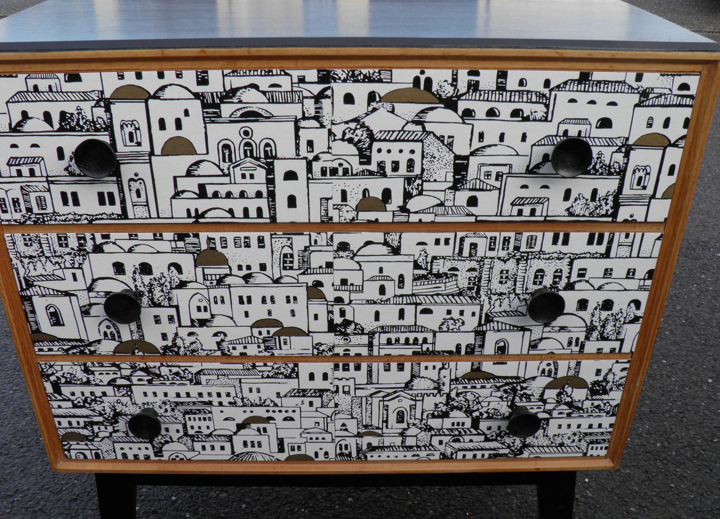 Fabulous Fornasetti Inspired Vintage Retro Chest By Meredew