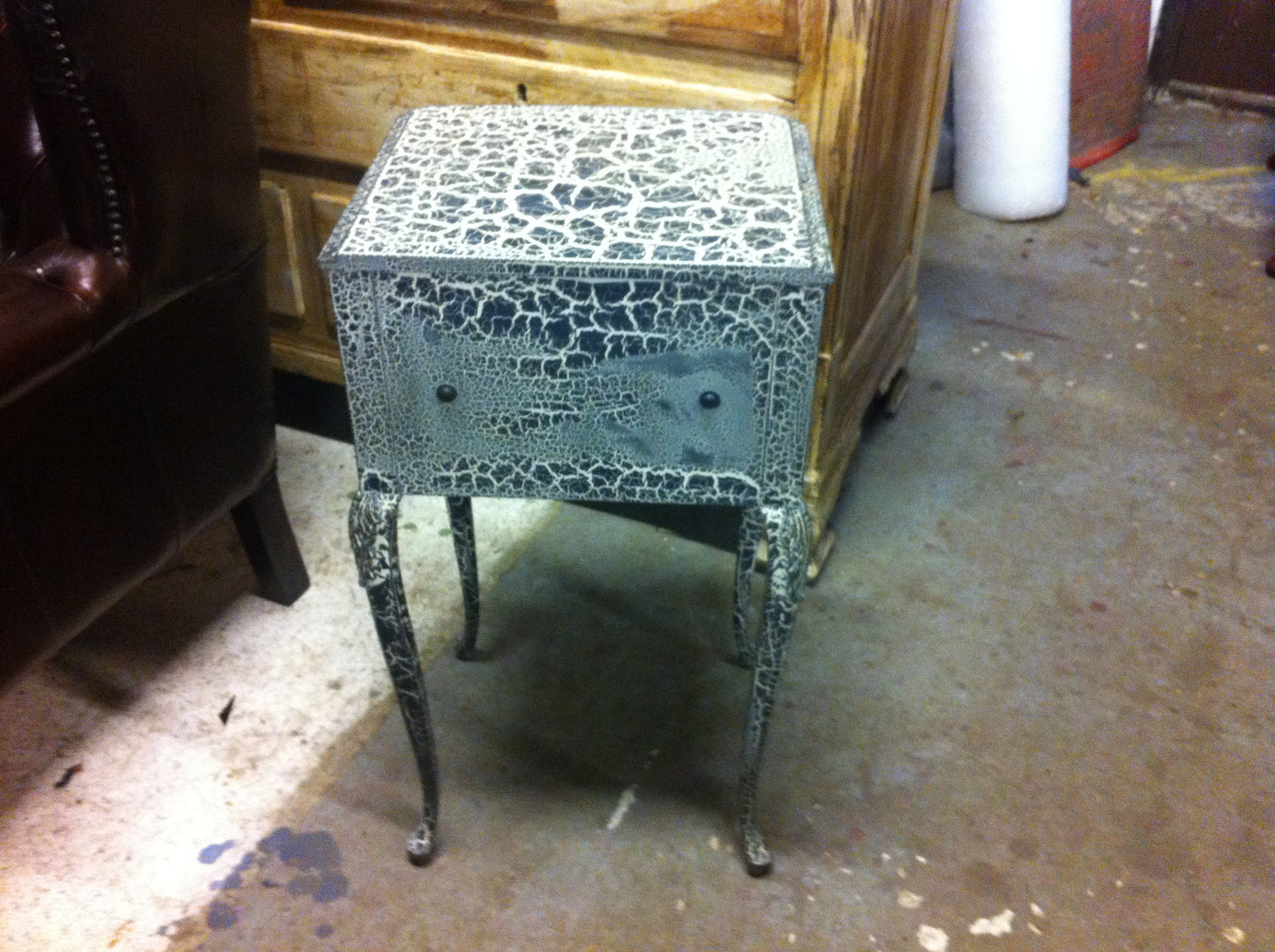 Gorgeous Vintage Louis Style Bedside or Lamp Table with Specialist Paint Finish