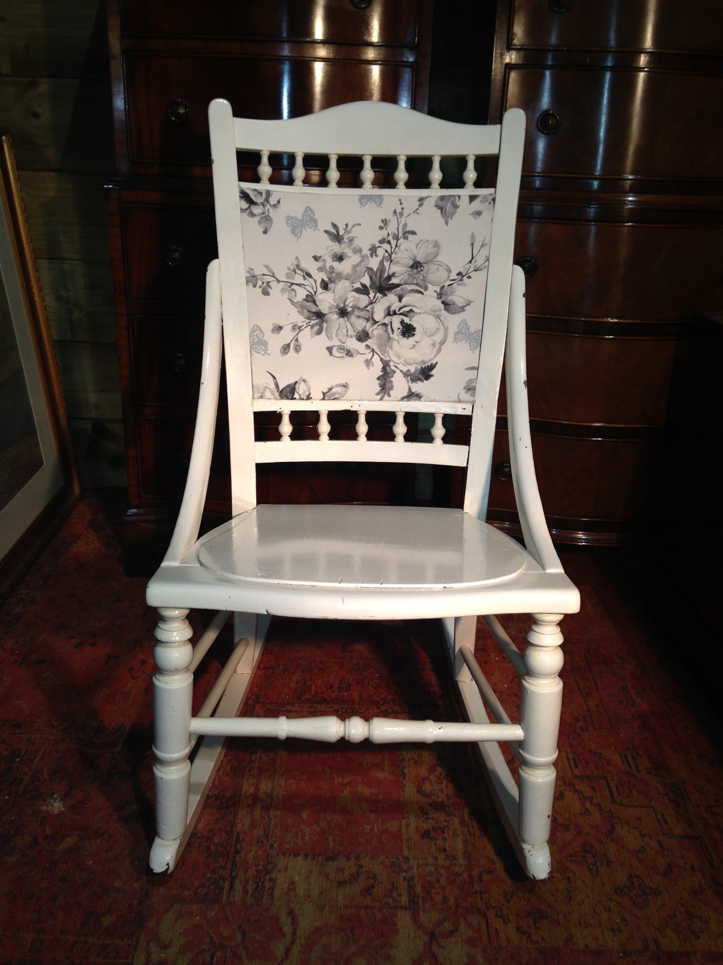 205 Antique Rocking Chair Upcycled Rocking Nursing Chair SOLD   IMG 2570 