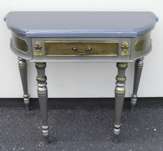 Vintage Solid Mahogany Side Table or Hall Table