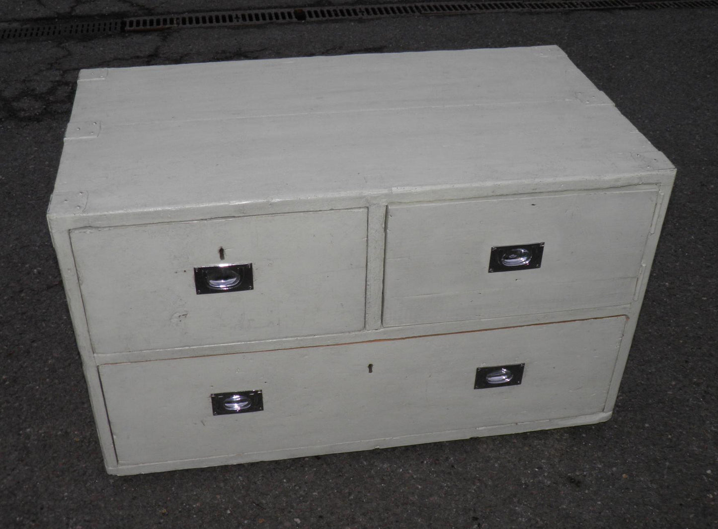 RUSTIC ANTIQUE SHABBY CHIC PINE MARINERS CHEST....SALE SALE SALE !