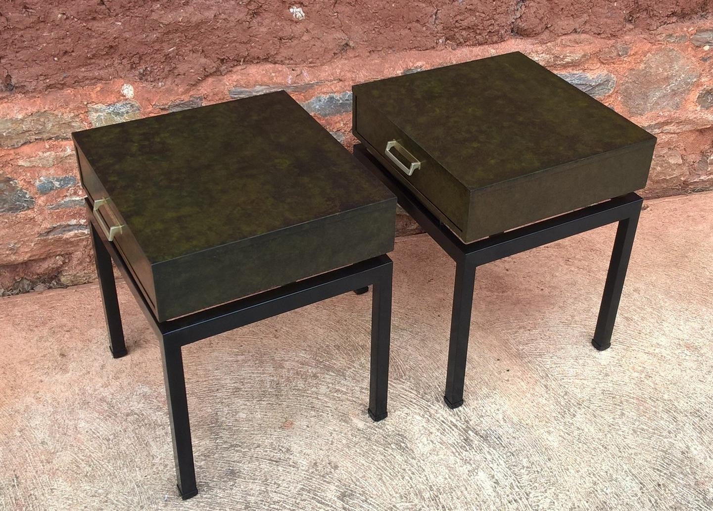 Rare Pair Of Limba G Plan Bedside Tables / Bedside Cabinets