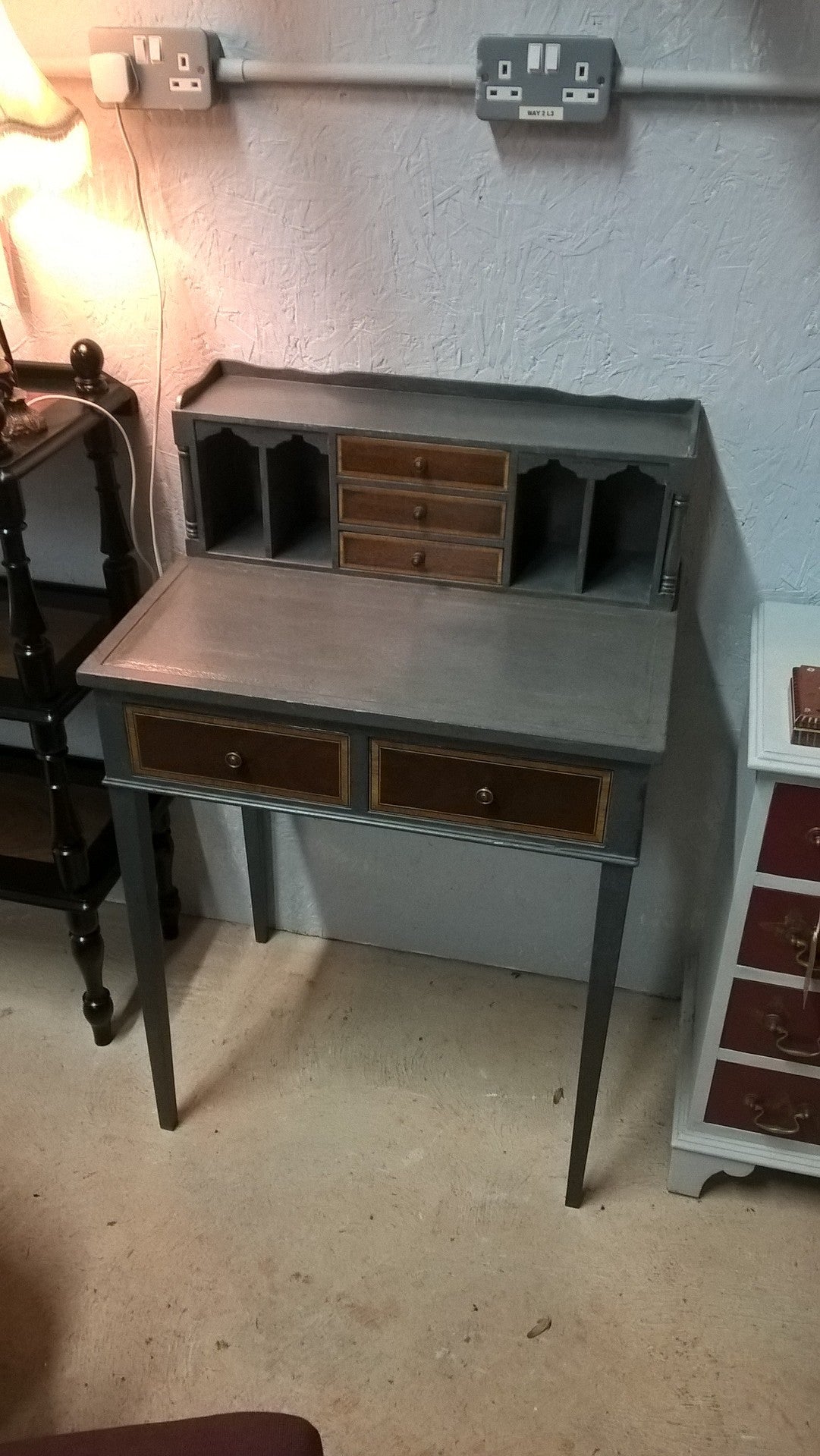 Vintage Writing Table / Desk / Bureau