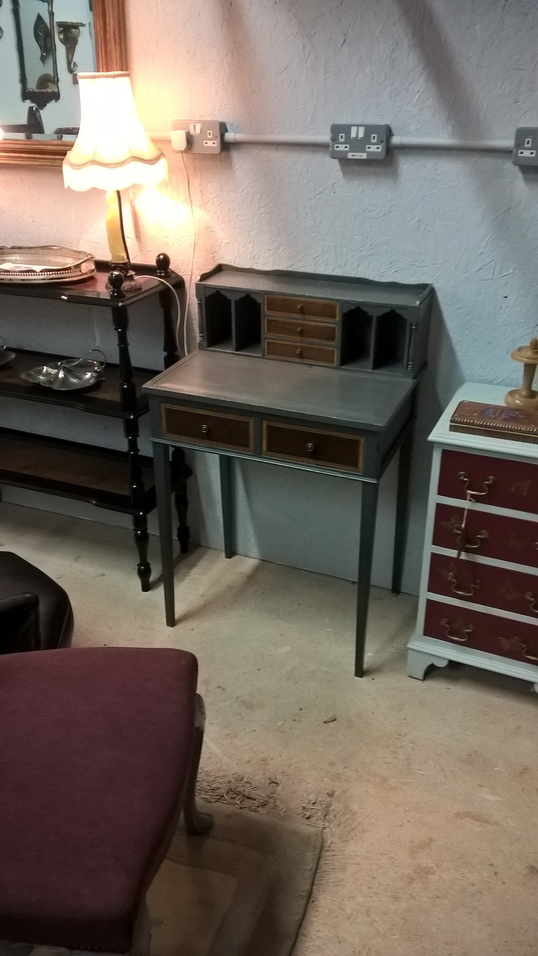 Vintage Writing Table / Desk / Bureau