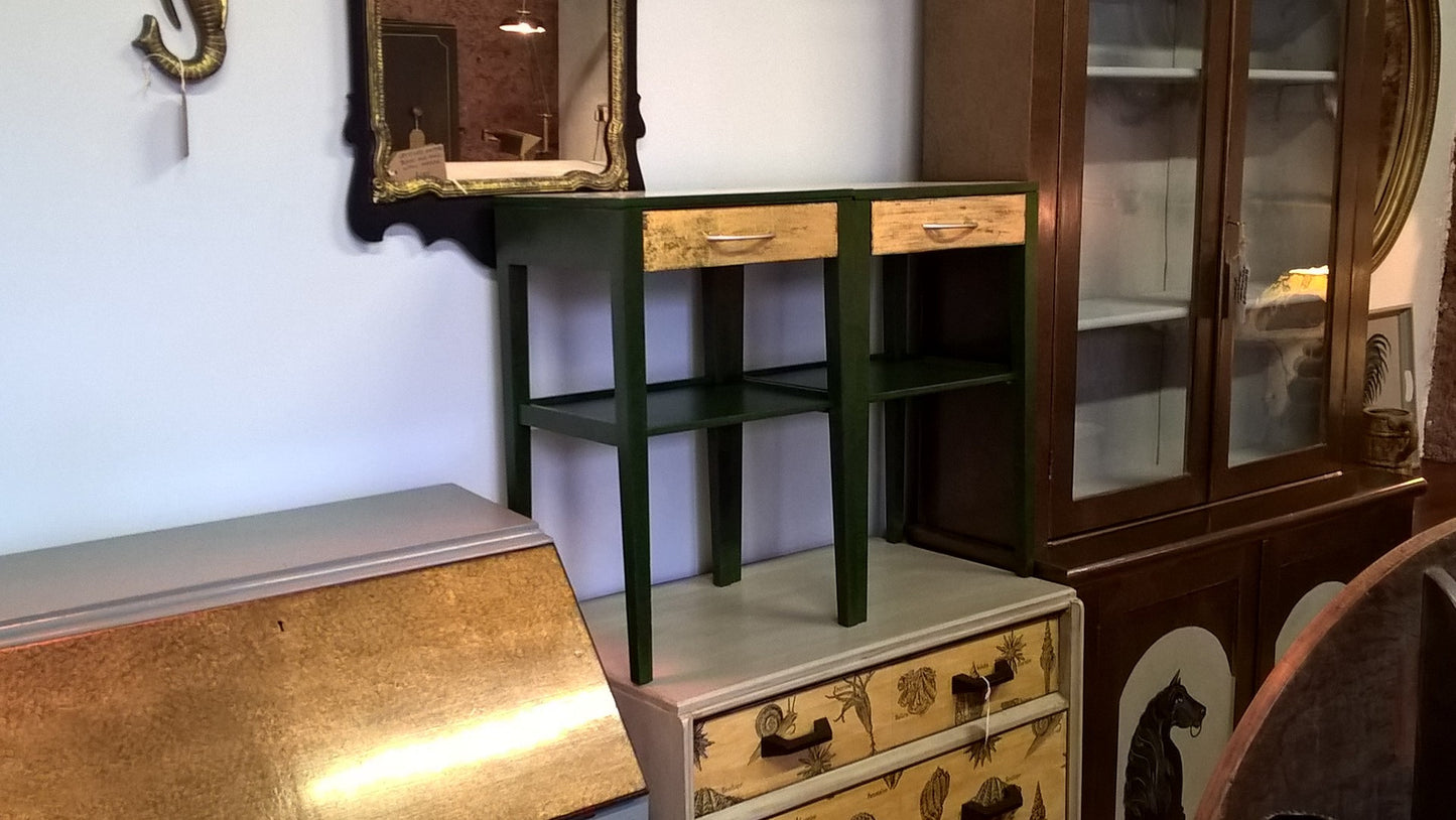 Pair Of Retro Bedside Tables or Lamp Tables