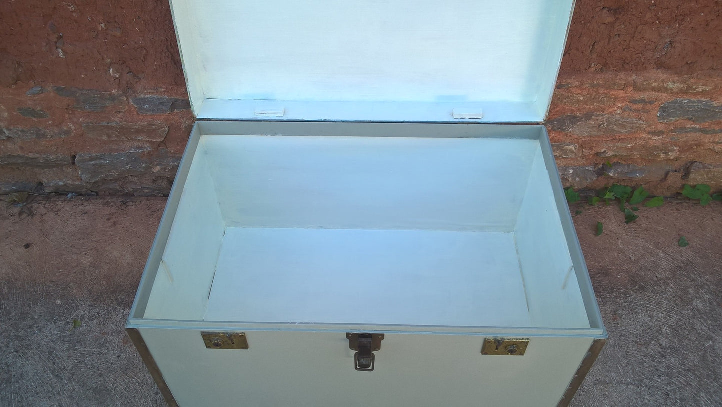 Vintage Travel Trunk / Storage Chest / Coffee Table