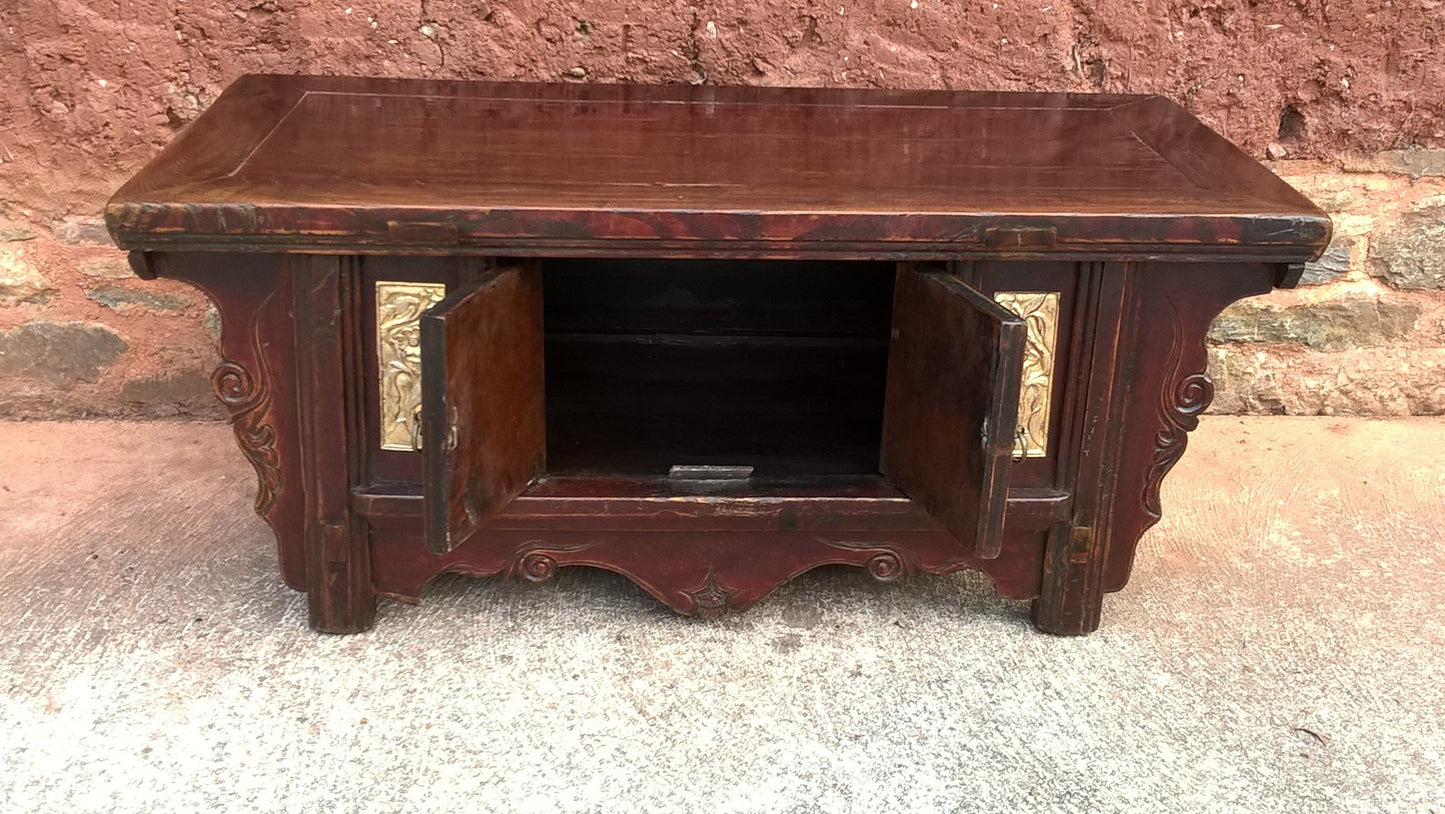 233.....Gorgeous Antique Oriental Altar Table - Make Great TV Stand / Media Cabinet ! ( SOLD )