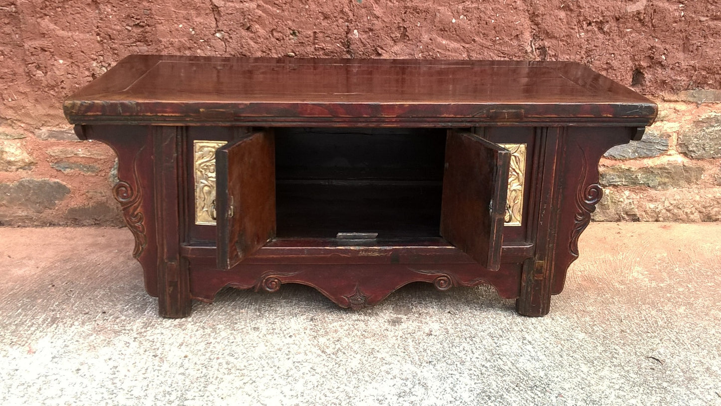 233.....Gorgeous Antique Oriental Altar Table - Make Great TV Stand / Media Cabinet ! ( SOLD )