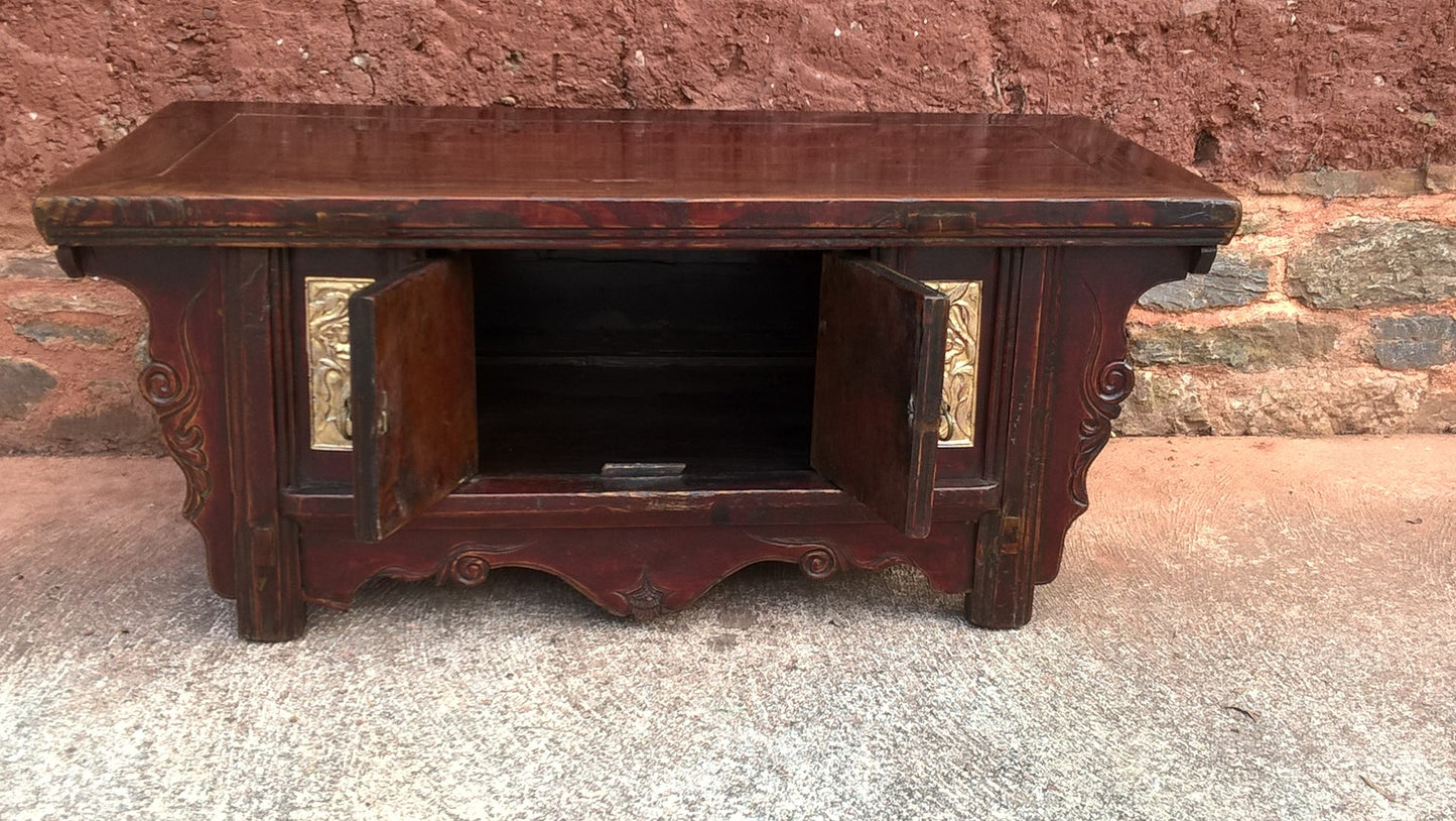 233.....Gorgeous Antique Oriental Altar Table - Make Great TV Stand / Media Cabinet ! ( SOLD )