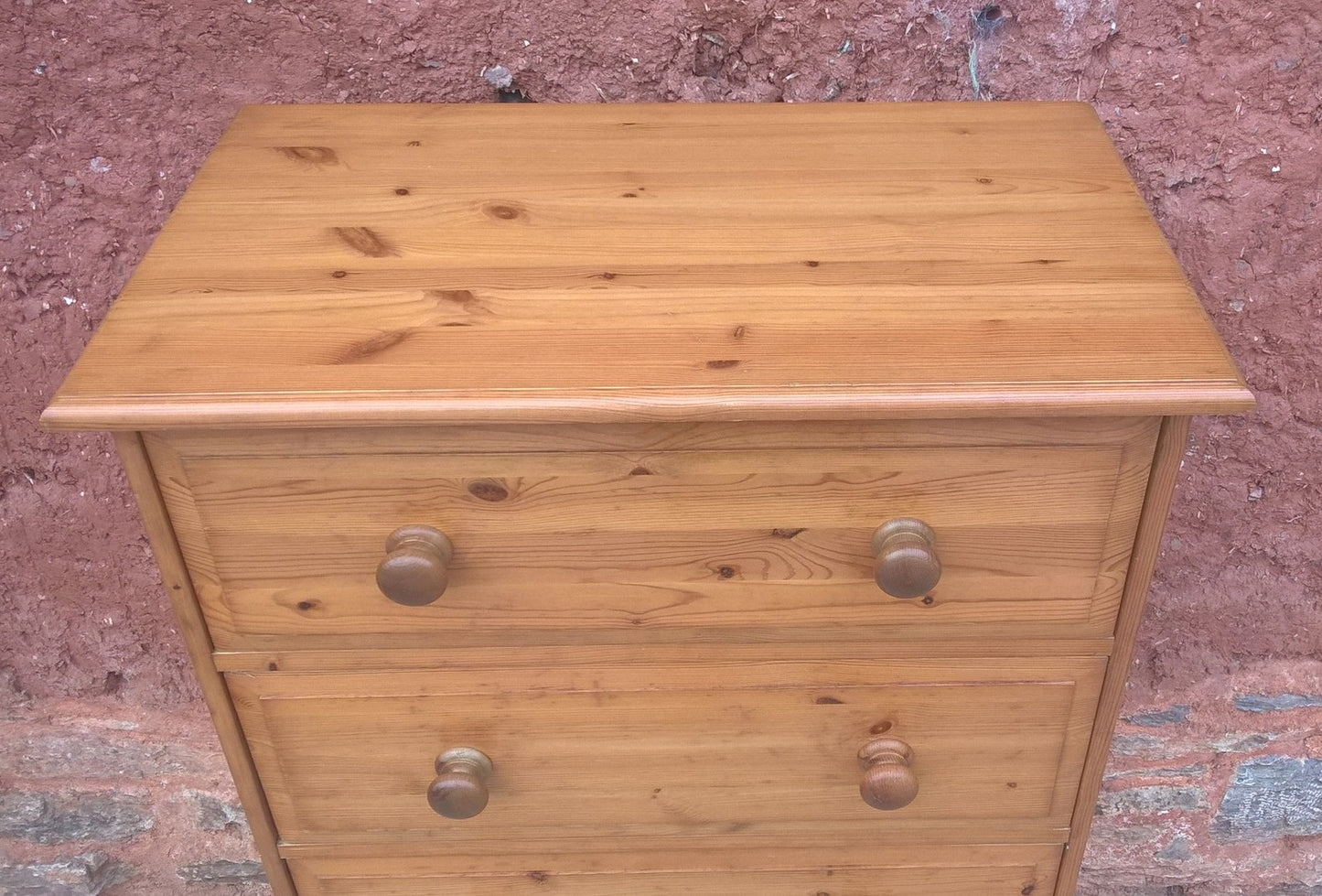 Good Quality Solid Pine Tallboy Chest Of Drawers