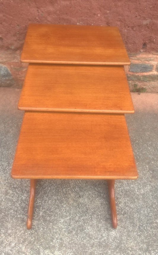 Retro Teak Nest Of Tables