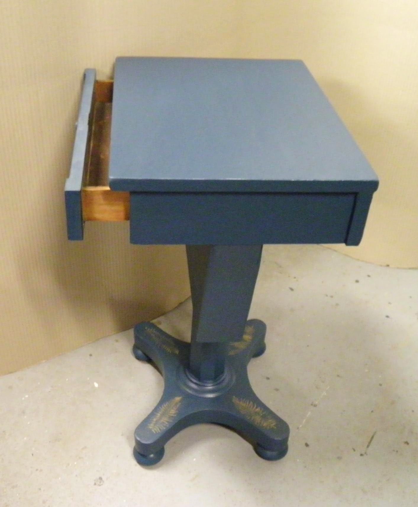 A 19th Century Upcycled Work Table / Lamp Table