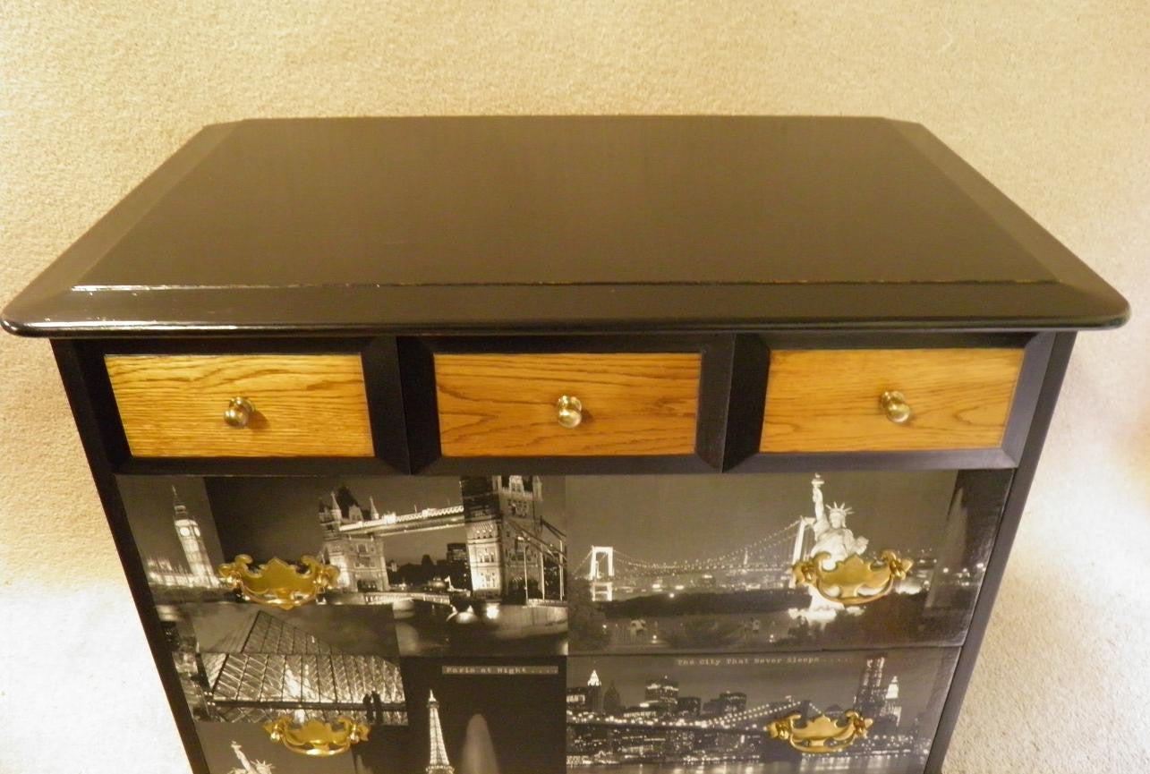VINTAGE STAG CHEST OF DRAWERS