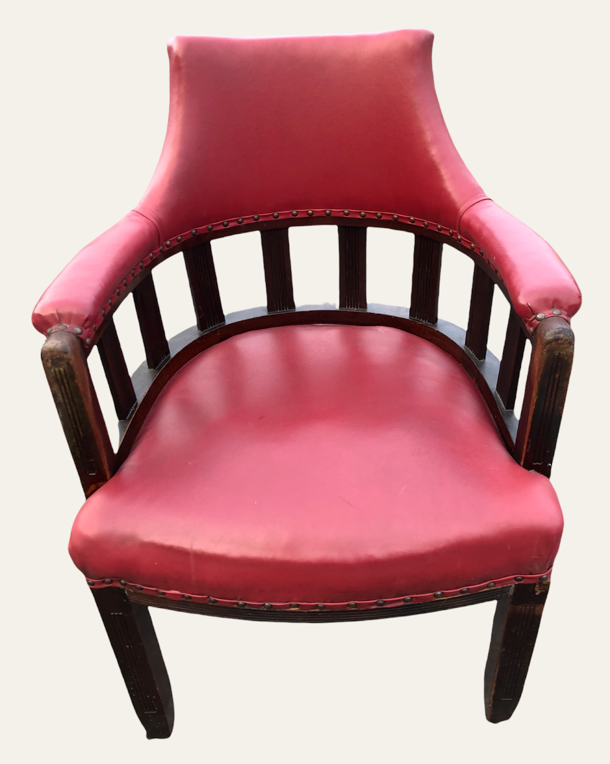 026.....Handsome Antique Mahogany Desk Chair ( sold )