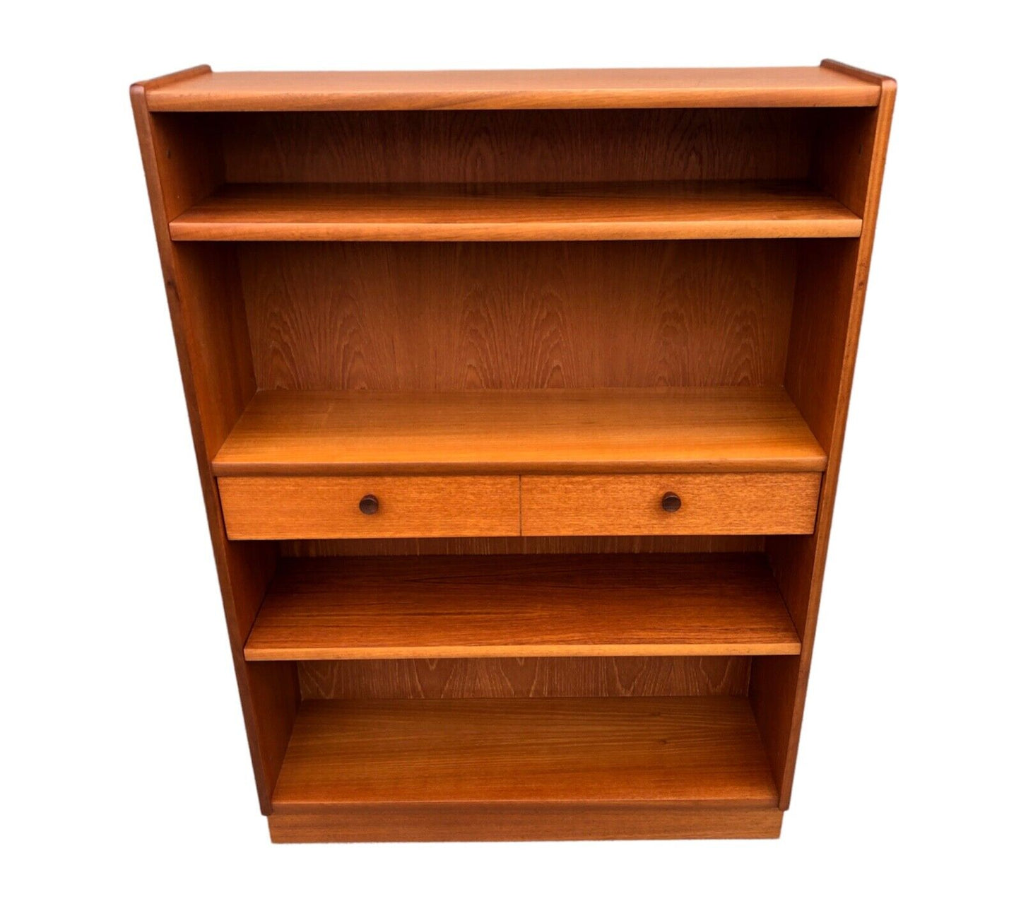 000915....Handsome Retro Teak Bookcase By Nathan / Mid Century Bookcase ( sold )