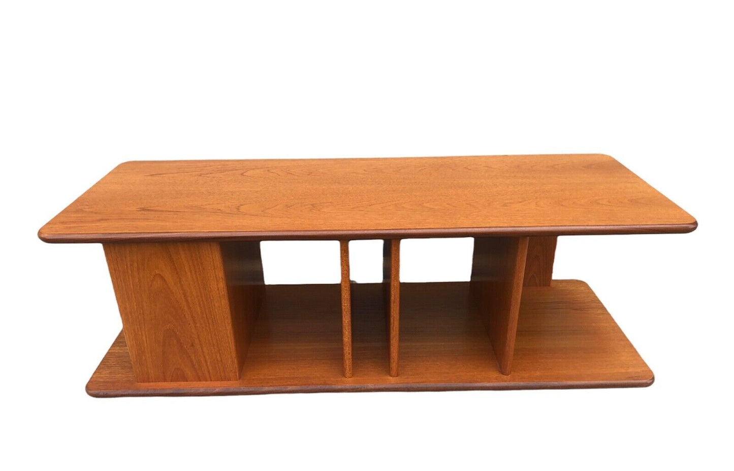 000932....Retro Teak Coffee Table / Media Stand ( sold )