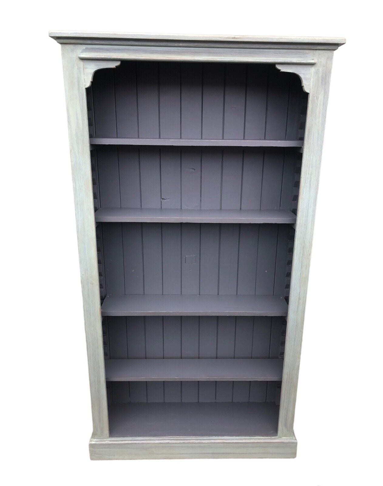 000912....Handsome Vintage Pine Bookcase / Bookshelves ( sold )