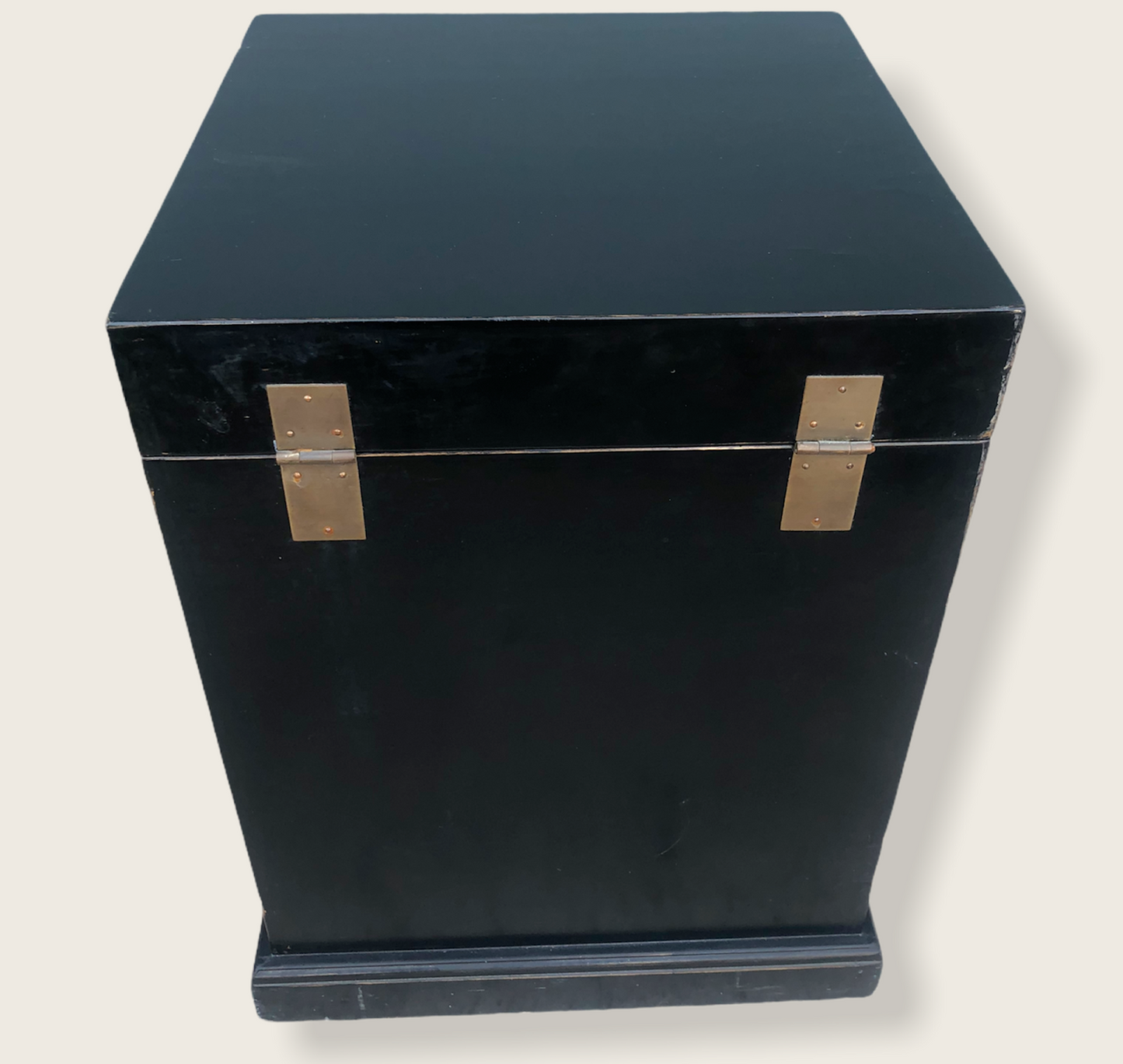 Oriental Ebonised Trunk With Drawers ( SOLD )