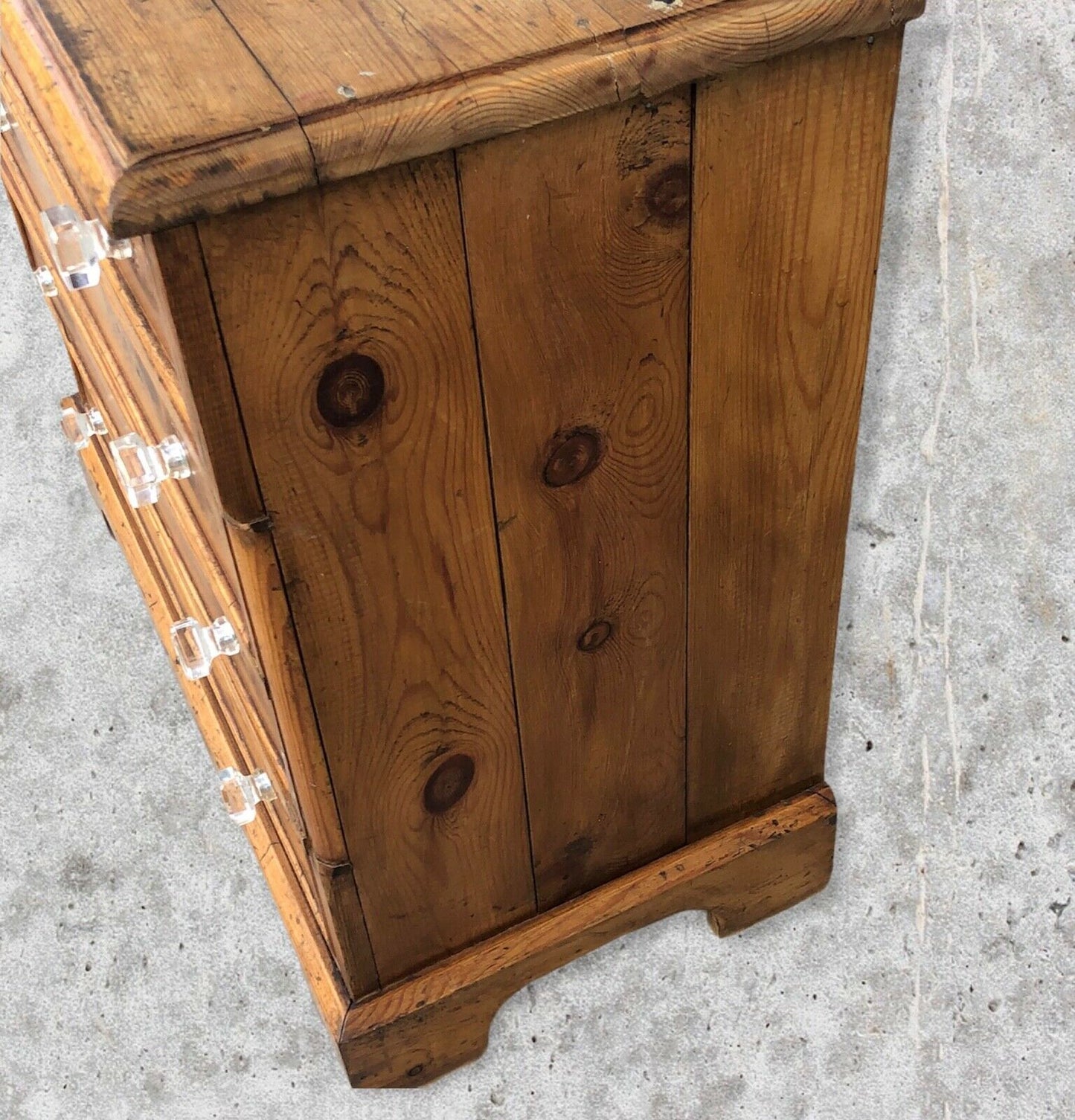 Vintage Pine Bedside Chest / Bedside Table ( SOLD )