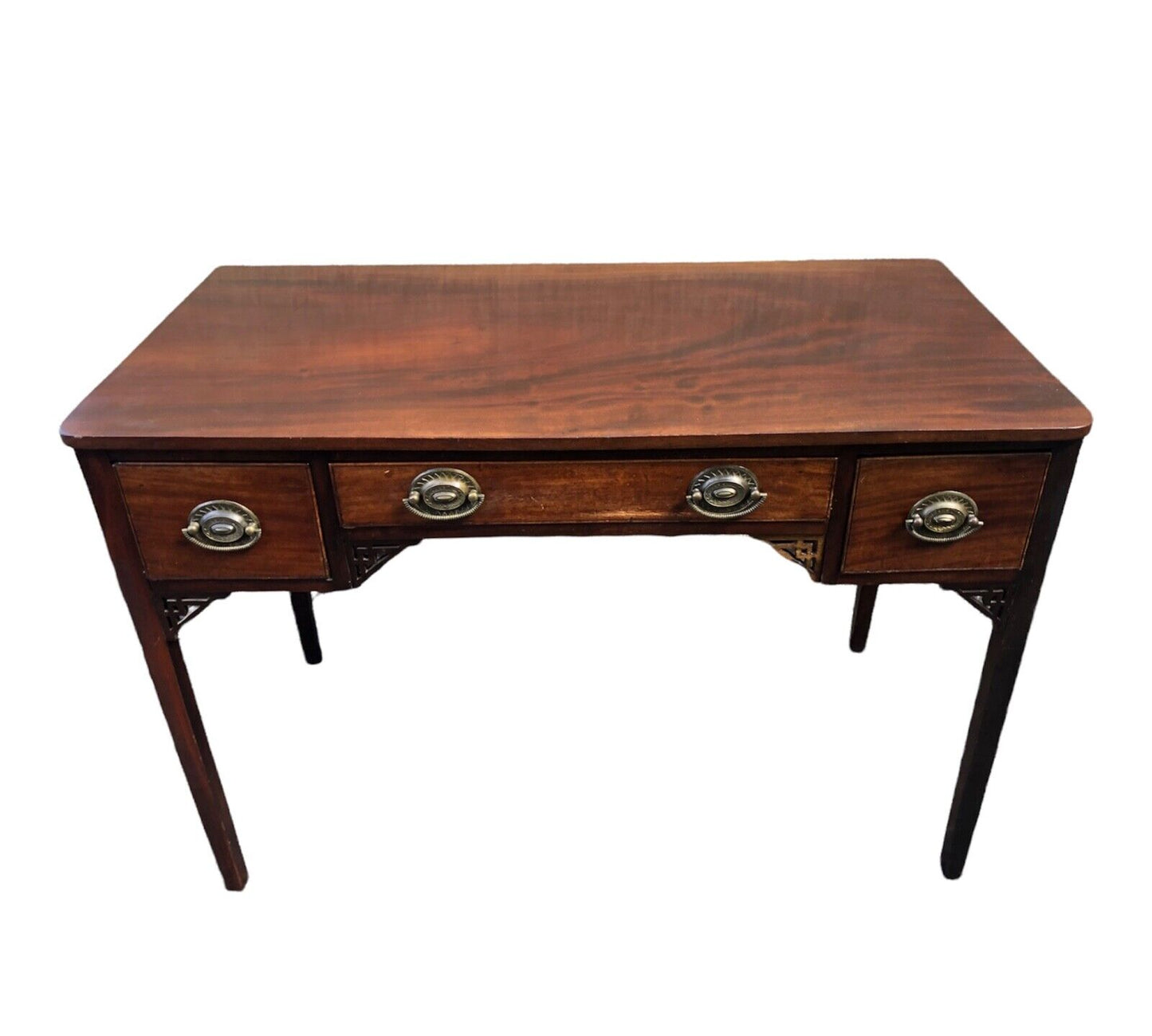 000920....Handsome Antique Mahogany Writing Or Hall Table ( sold )