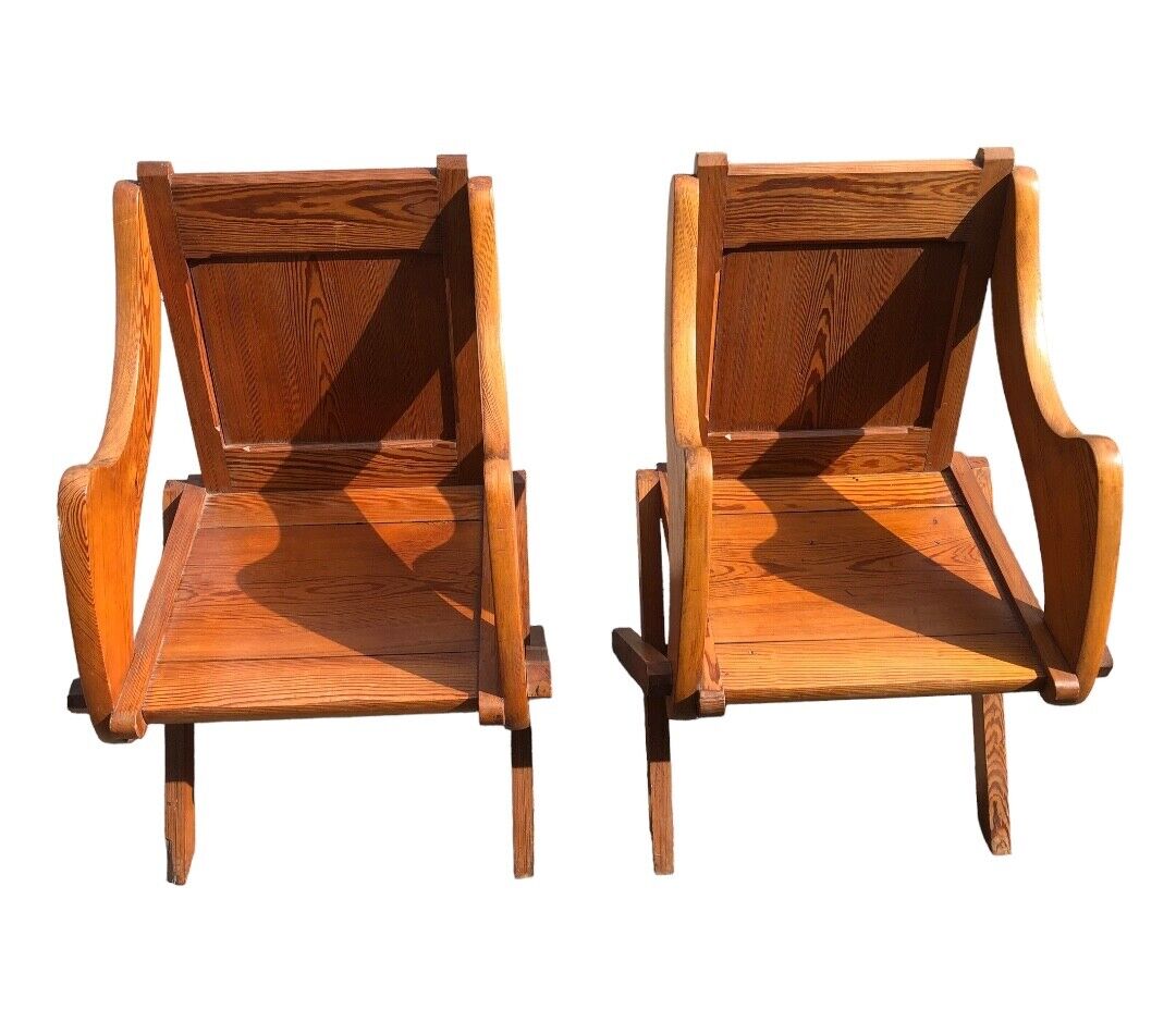 000909....Pair Of Glastonbury Gothic Style Chairs