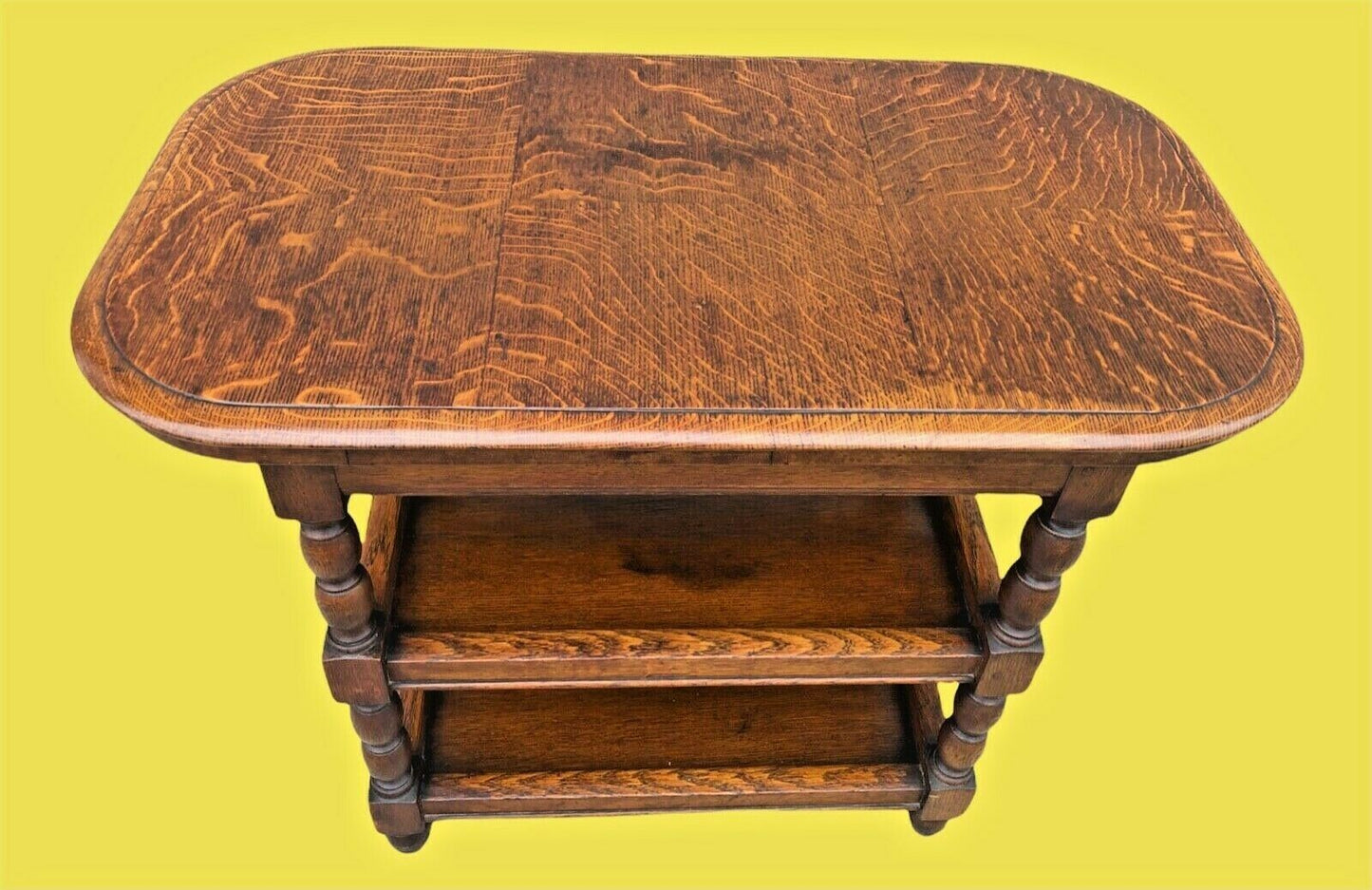 011.....Handsome Vintage Small Oak Buffet / Serving Table ( sold )