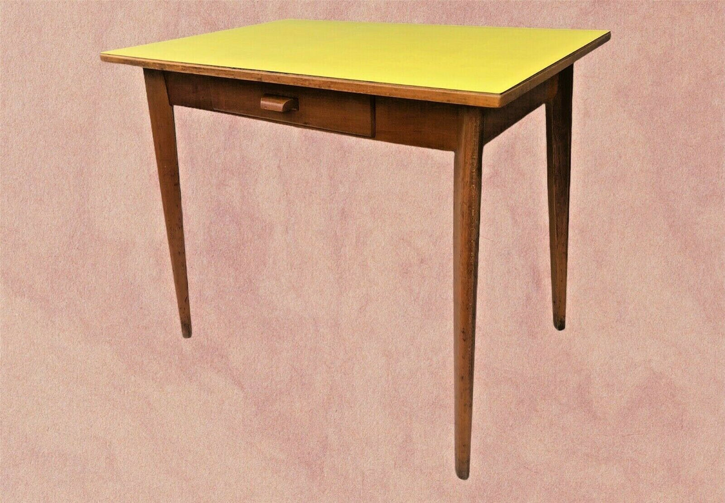 Eye Catching Retro Formica Top Desk With Drawer ( SOLD )