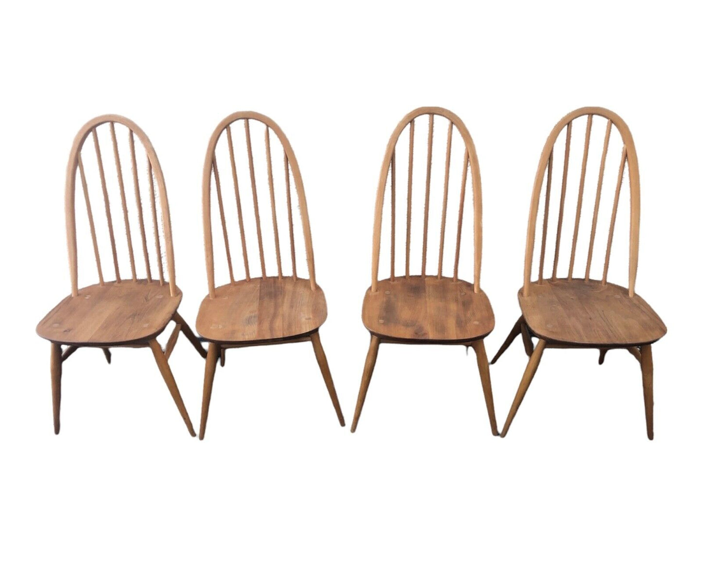 000919.....Handsome Set Of 4 Ercol Quaker Chairs ( sold )