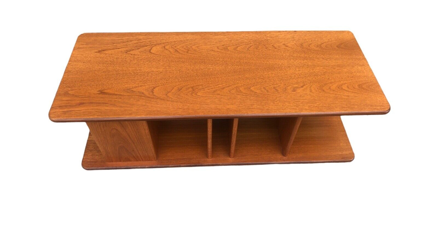 000932....Retro Teak Coffee Table / Media Stand ( sold )