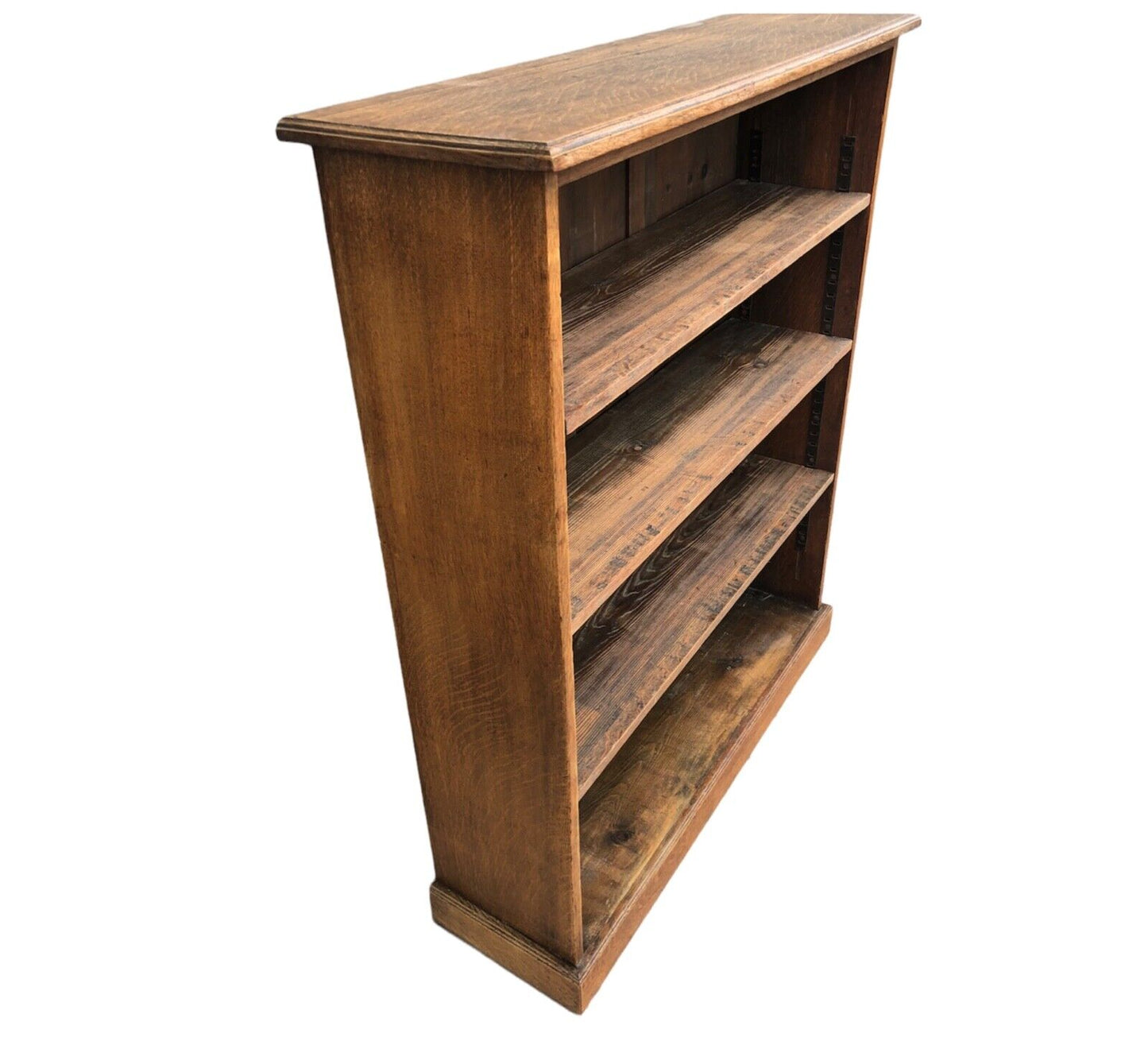 000921....Rustic Oak And Pine Bookcase ( sold )