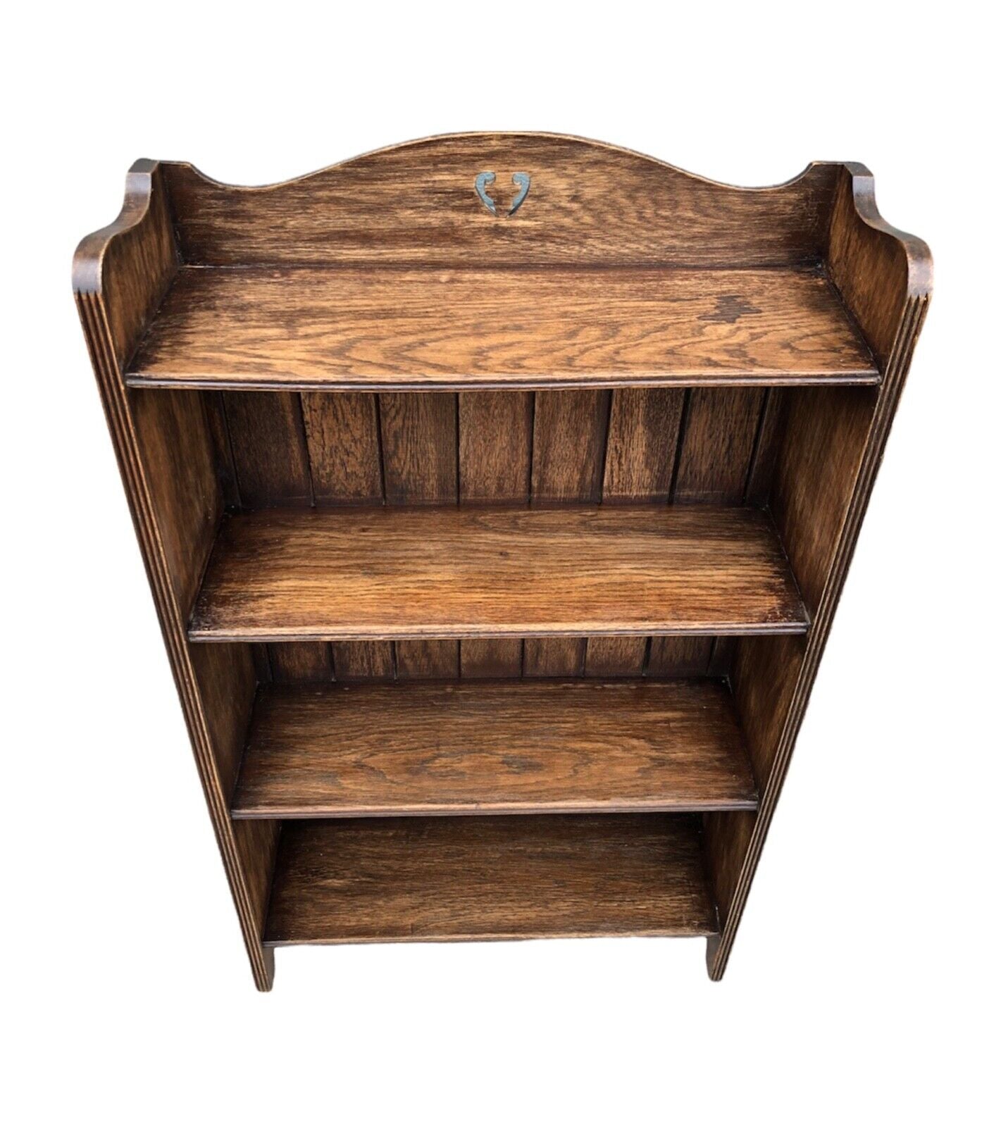 000943....Vintage Oak Bookcase / Shelf Unit ( sold )