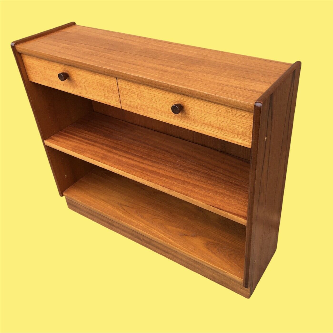 Retro Teak Low Bookcase By Parker Knoll ( SOLD )