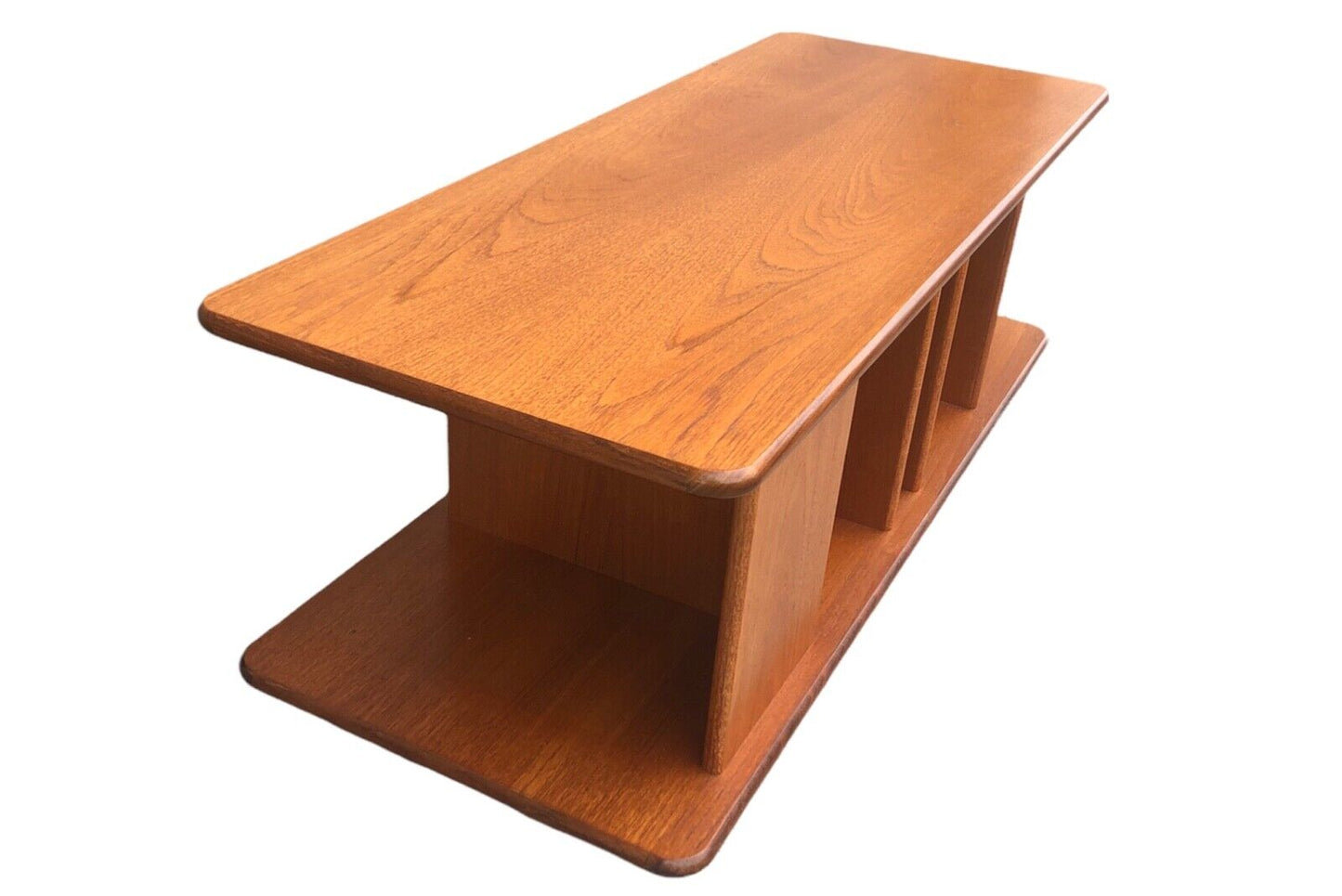 000932....Retro Teak Coffee Table / Media Stand ( sold )