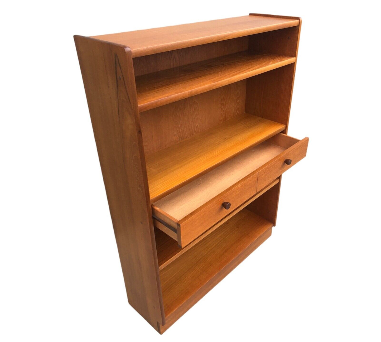 000915....Handsome Retro Teak Bookcase By Nathan / Mid Century Bookcase ( sold )