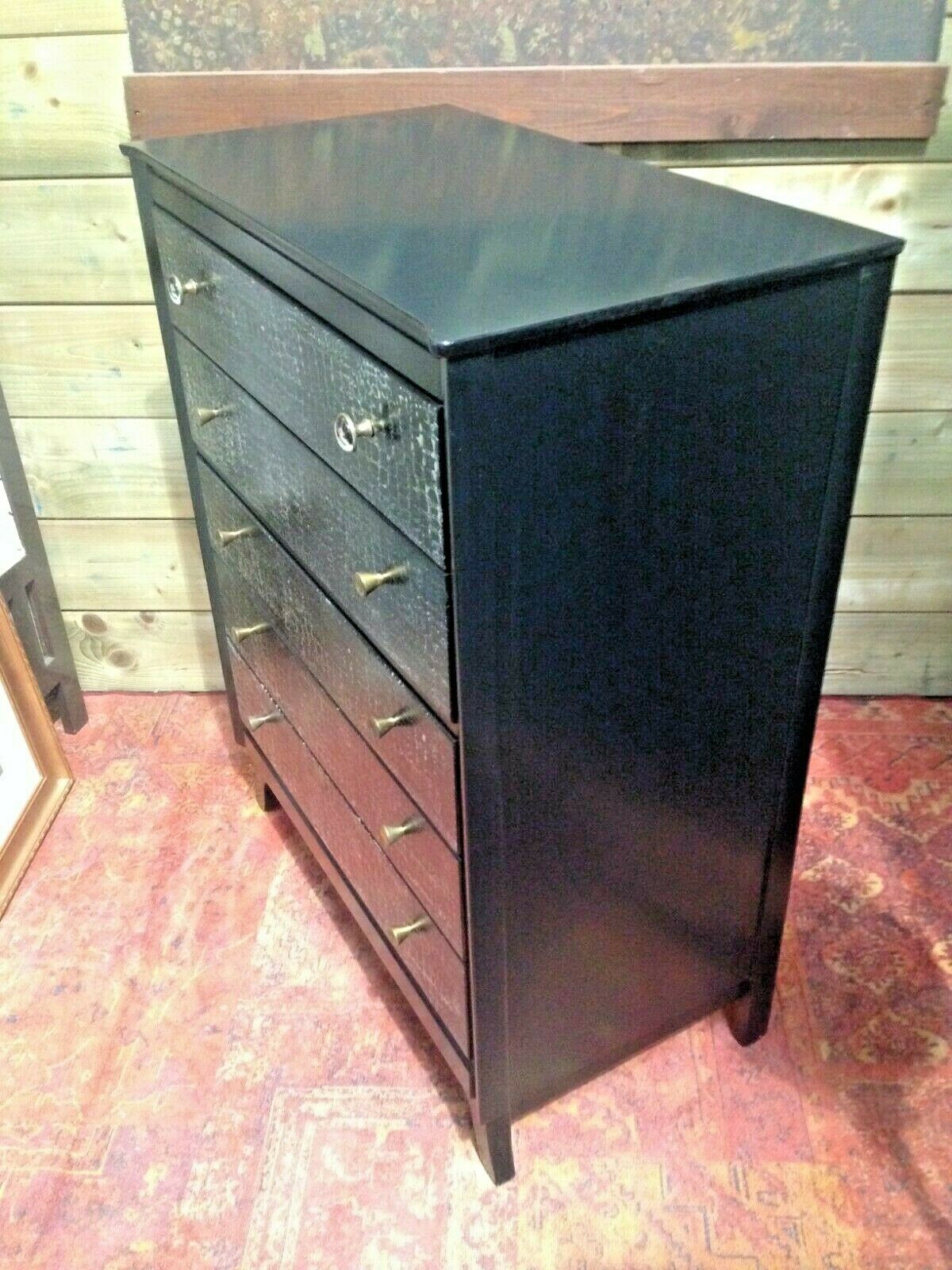 240.....Stunning Upcycled Retro Chest Of Drawers / Lebus Chest ( SOLD )