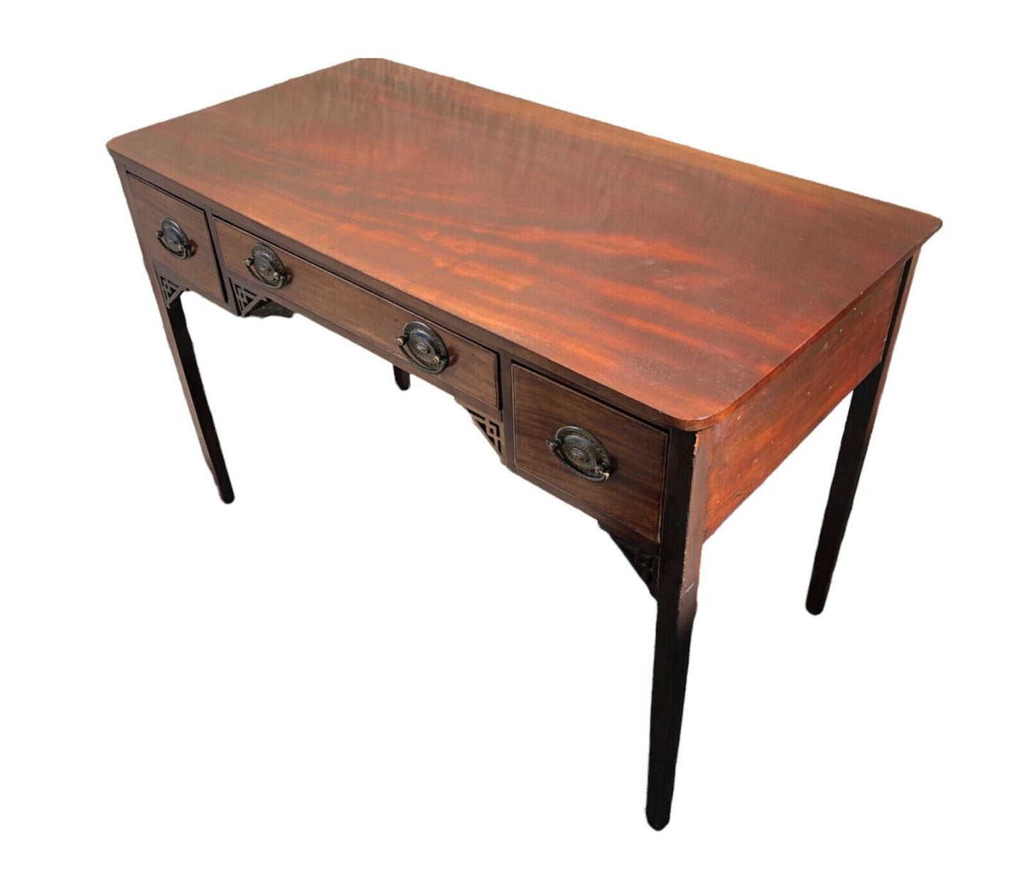 000920....Handsome Antique Mahogany Writing Or Hall Table ( sold )
