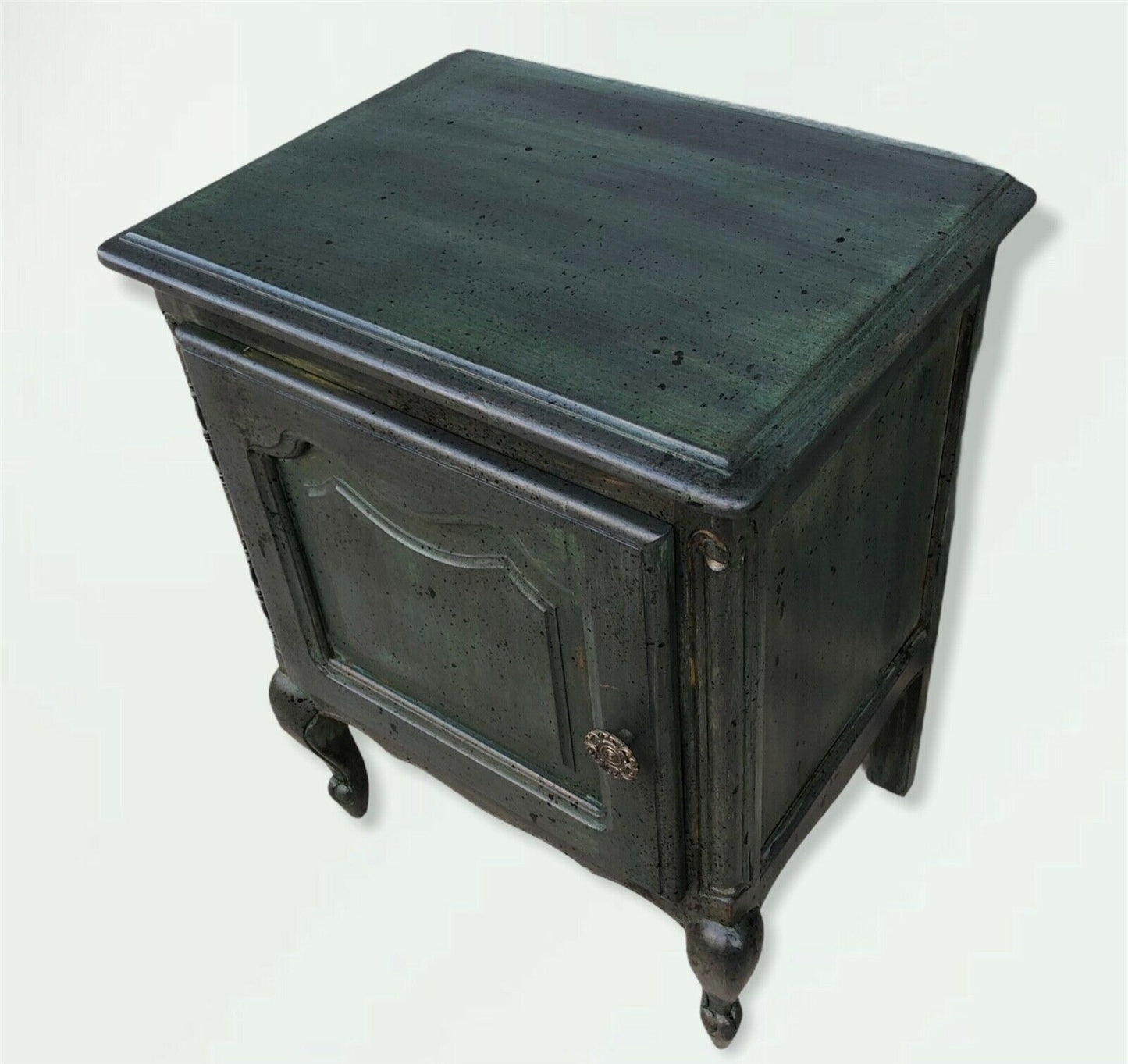 Two Near Identical Bijou French Bedside Tables / Vintage Bedside Cabinets ( SOLD )