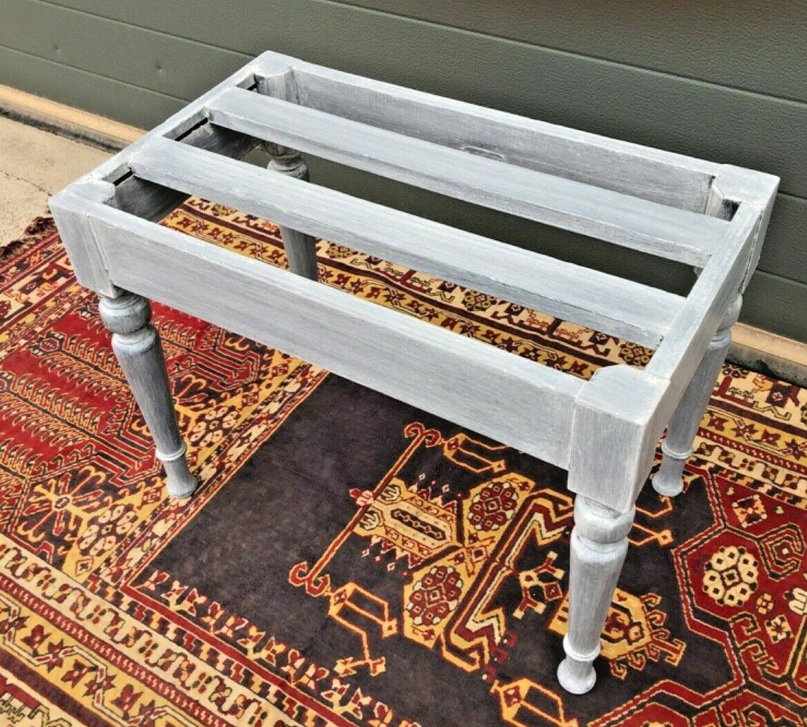 Antique Luggage Stand / Refinished Suitcase Rack ( SOLD )