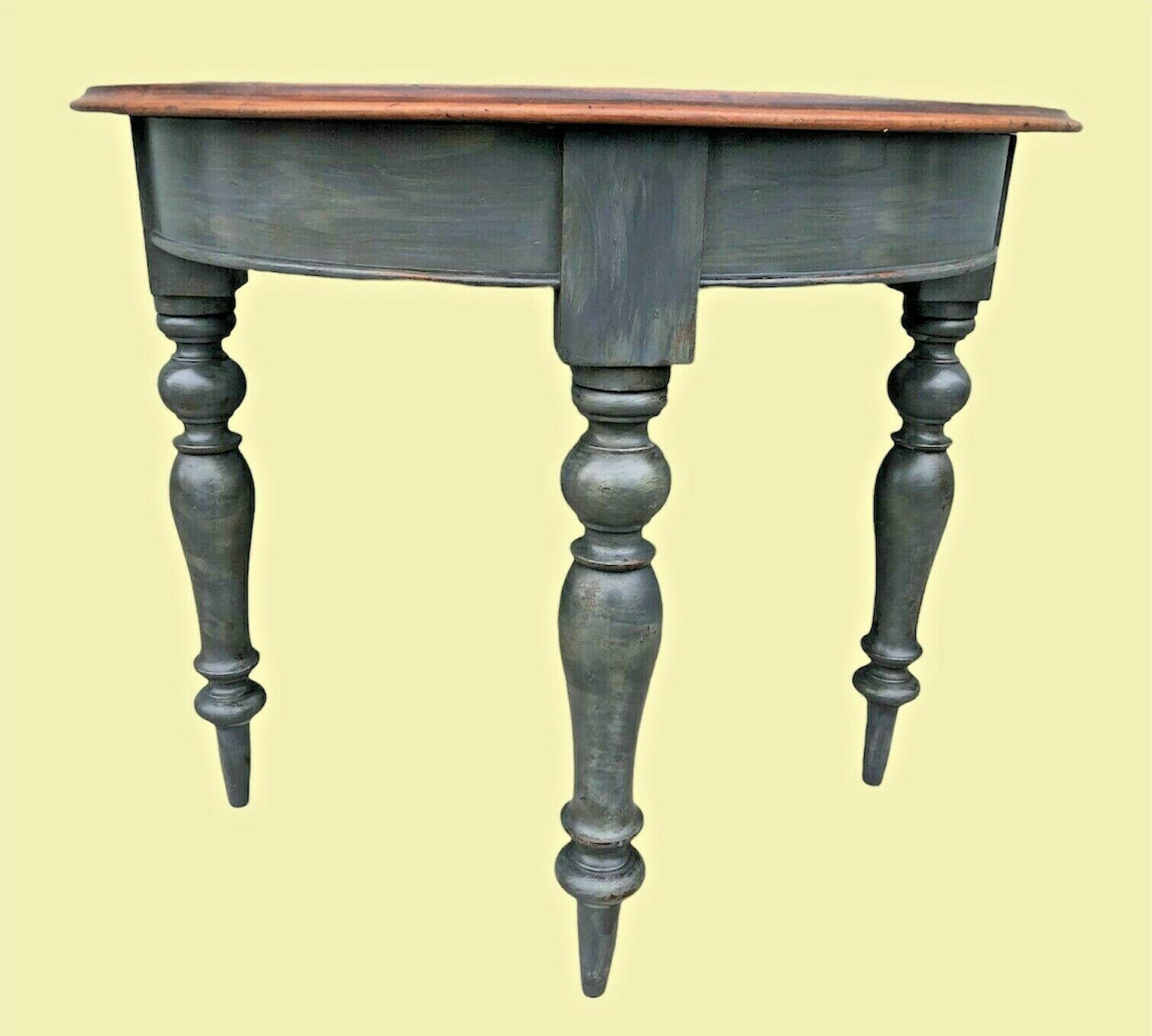 000994....Handsome Antique Solid Mahogany Hall Table ( sold )