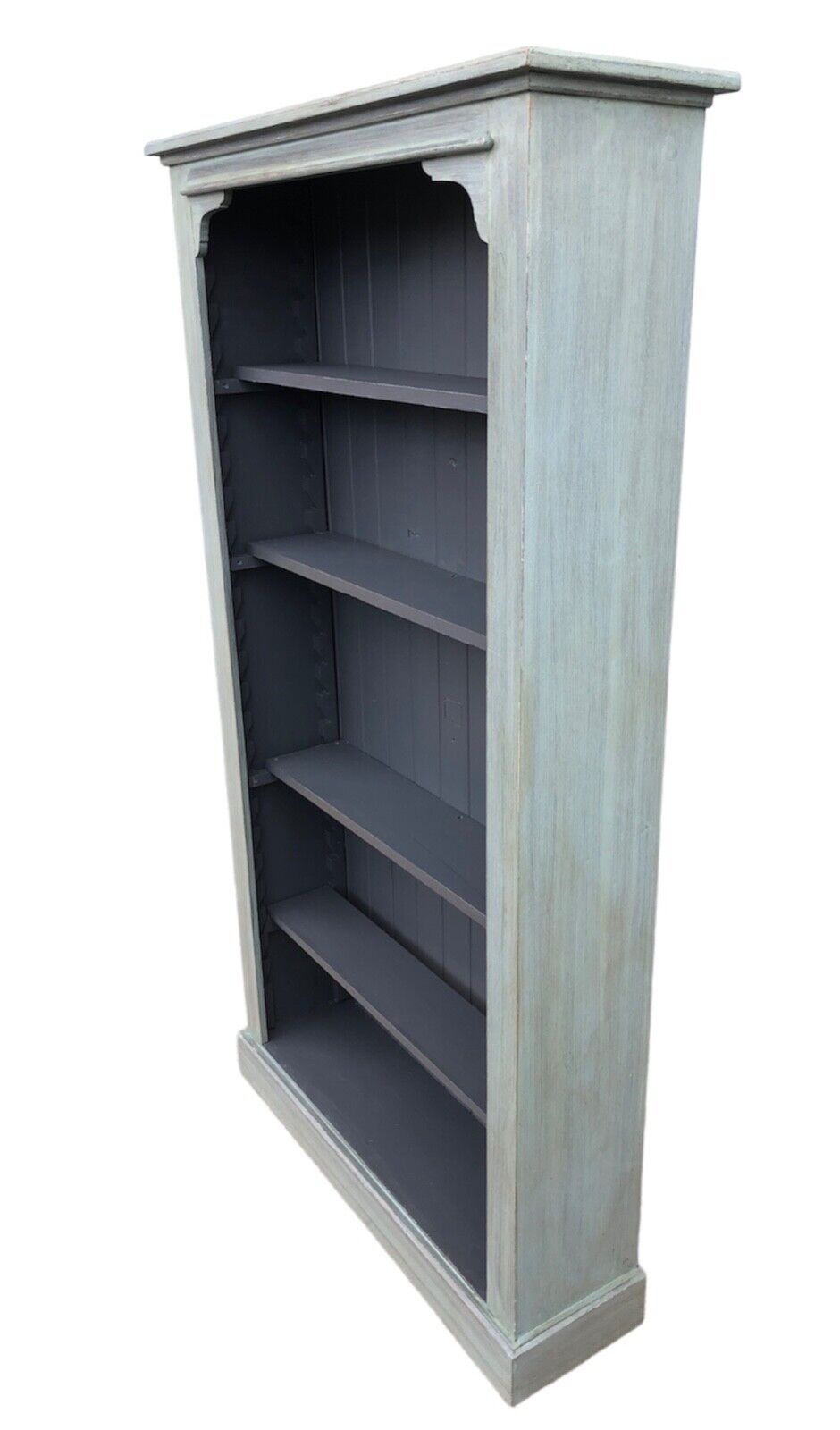 000912....Handsome Vintage Pine Bookcase / Bookshelves ( sold )