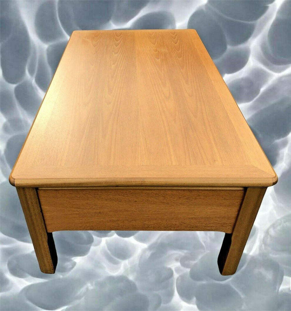Retro Teak Nathan Coffee Table / Supper Table ( SOLD ) Ipplepen Interiors